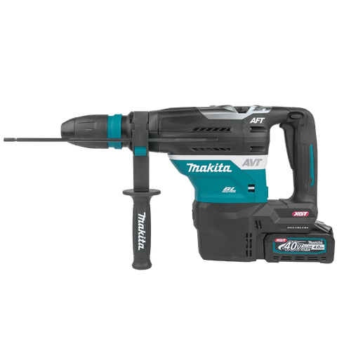 Makita GRH05M1 40V max XGT® Brushless 1‑9/16" SDS‑MAX AVT® Rotary Hammer Kit, AFT®, AWS® Capable (4.0Ah)