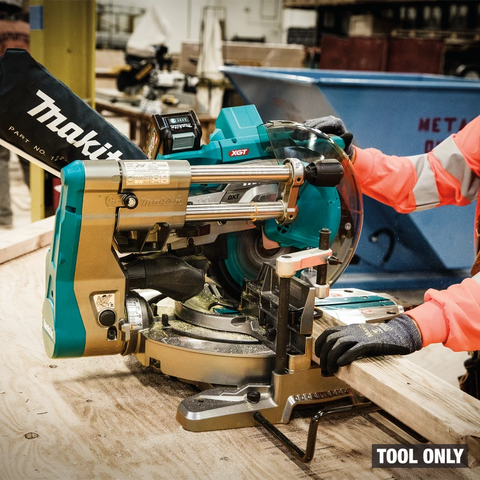 Makita GSL03Z 40V max XGT® Brushless Cordless 10" Dual-Bevel Sliding Compound Miter Saw, AWS® Capable, Tool Only