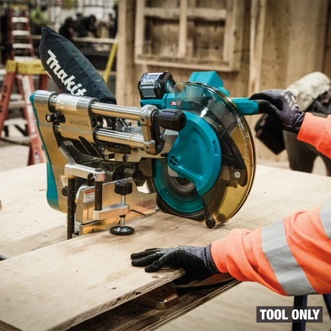 Makita GSL03Z 40V max XGT® Brushless Cordless 10" Dual-Bevel Sliding Compound Miter Saw, AWS® Capable, Tool Only