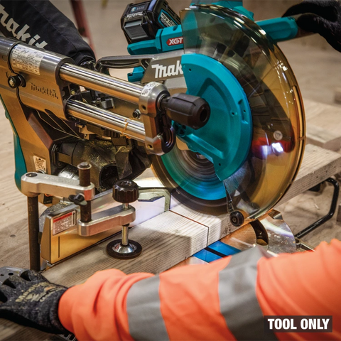 Makita GSL03Z 40V max XGT® Brushless Cordless 10" Dual-Bevel Sliding Compound Miter Saw, AWS® Capable, Tool Only