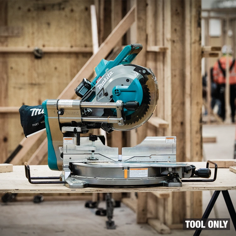 Makita GSL03Z 40V max XGT® Brushless Cordless 10" Dual-Bevel Sliding Compound Miter Saw, AWS® Capable, Tool Only