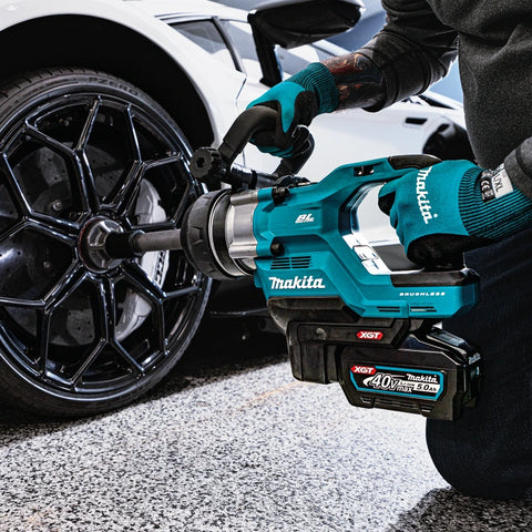 Makita GWT10T 40V max XGT® Brushless Cordless 4-Sp. High-Torque 1" Sq. Drive D-Handle Extended Anvil Impact Wrench kit w/ Friction Ring (5.0Ah)