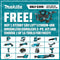 Makita XT288T 18V LXT® Lithium‑Ion Brushless Cordless 2‑Pc. Combo Kit (5.0Ah) + Free Item