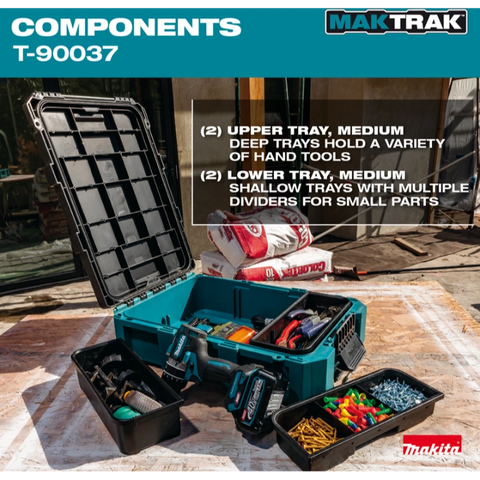 Makita T-90037 MAKTRAK Medium Tool Box
