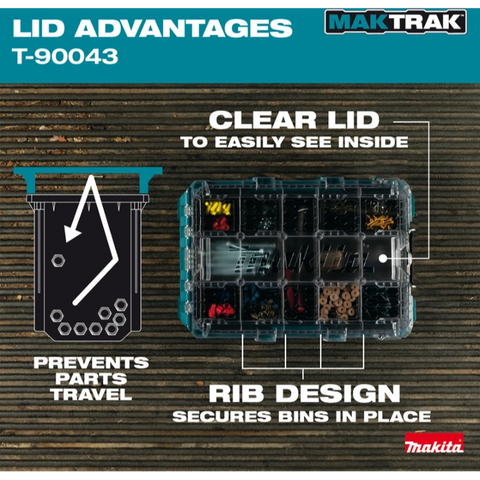 Makita T-90043 MAKTRAK Deep Medium Organizer