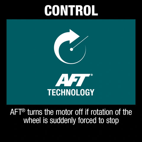 Makita XAG25Z 18V LXT® Lithium‑Ion Brushless Cordless 4‑1/2” / 5" X‑LOCK Angle Grinder, with AFT® (Tool Only)