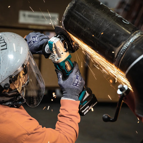 Makita XAG25Z 18V LXT® Lithium‑Ion Brushless Cordless 4‑1/2” / 5" X‑LOCK Angle Grinder, with AFT® (Tool Only)