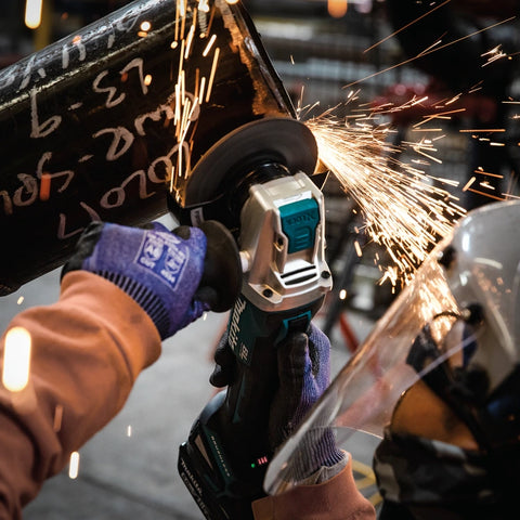 Makita XAG25Z 18V LXT® Lithium‑Ion Brushless Cordless 4‑1/2” / 5" X‑LOCK Angle Grinder, with AFT® (Tool Only)