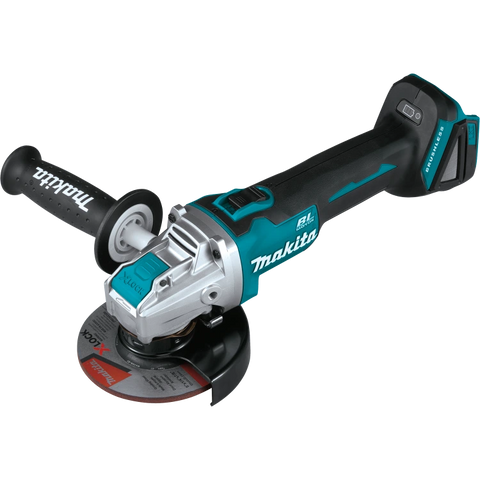 Makita XAG25Z 18V LXT® Lithium‑Ion Brushless Cordless 4‑1/2” / 5" X‑LOCK Angle Grinder, with AFT® (Tool Only)
