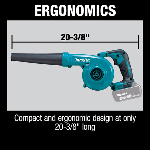 Makita XBU05Z 18V LXT Lithium-Ion Cordless Blower - Bare Tool