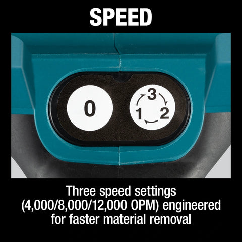 Makita XOB03Z 18V LXT® Lithium-Ion Brushless Cordless 1/3 Sheet Finishing Sander, AWS Capable, Tool Only