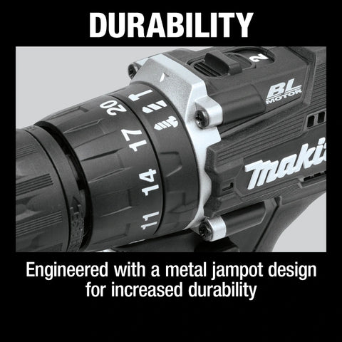 Makita XPH15ZB 18V LXT® Lithium‑Ion Sub‑Compact Brushless Cordless 1/2" Hammer Driver‑Drill, Tool Only