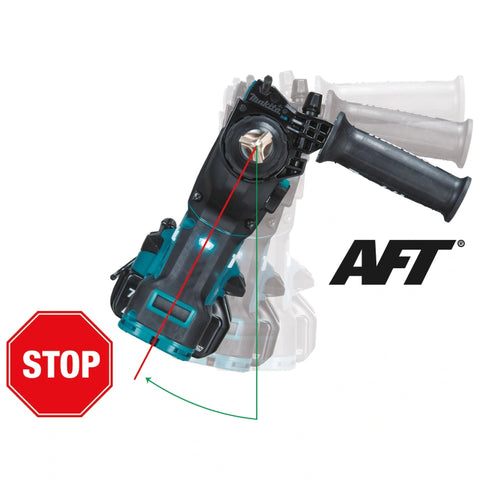 Makita XRH10PTW 36V (18V X2) LXT® Brushless 1-1/8" SDS-PLUS AVT® Rotary Hammer Kit, w/ HEPA Dust Extractor, AFT®, AWS® Capable, dual port charger, bag (5.0Ah)