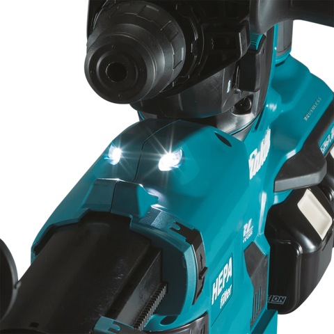 Makita XRH10PTW 36V (18V X2) LXT® Brushless 1-1/8" SDS-PLUS AVT® Rotary Hammer Kit, w/ HEPA Dust Extractor, AFT®, AWS® Capable, dual port charger, bag (5.0Ah)