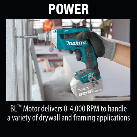 Makita XSF03Z 18V LXT Lithium-Ion Brushless Cordless Drywall Screwdriver (Tool-Only)