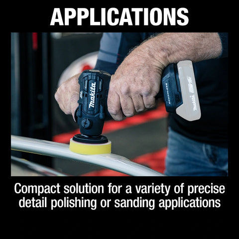 Makita XVP01ZB 8V LXT Lithium-Ion Sub-Compact Brushless Cordless 3" Polisher / 2" Sander