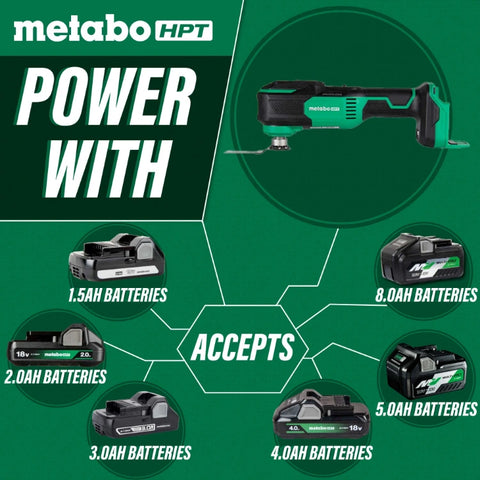 Metabo HPT CV18DAQ4M 18V Oscillating Multi-Tool (Tool Body Only)