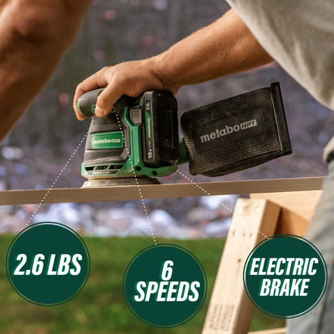 Metabo HPT SV1813DAQ4M 18V Random Orbital Sander (Tool Body Only)