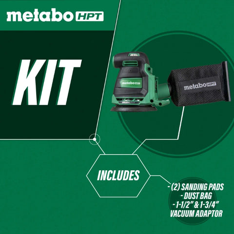Metabo HPT SV1813DAQ4M 18V Random Orbital Sander (Tool Body Only)