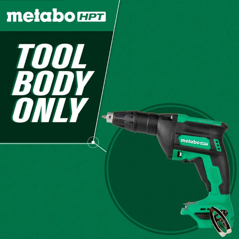 Metabo HPT W18DAQ4M 18V Cordless Drywall Screw Gun (Tool Body Only)