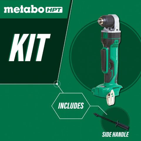 Metabo HPT DN18DSLQ4M 18V Lithium Ion 3/8 Inch Right Angle Drill (Tool Body Only)
