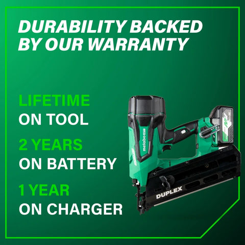 Metabo HPT NR3675DD 36V MultiVolt Cordless Duplex Nailer