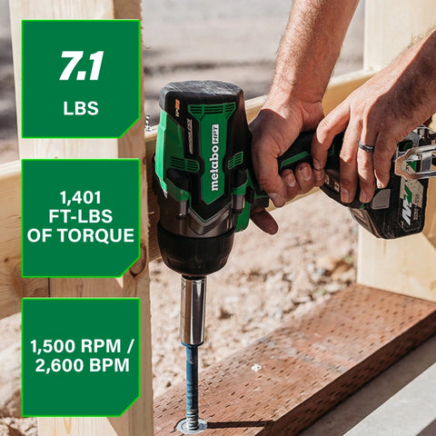 Metabo HPT WR36DFQ4M 36V MultiVolt Brushless Lithium-Ion 3/4 in. Cordless Impact Wrench
