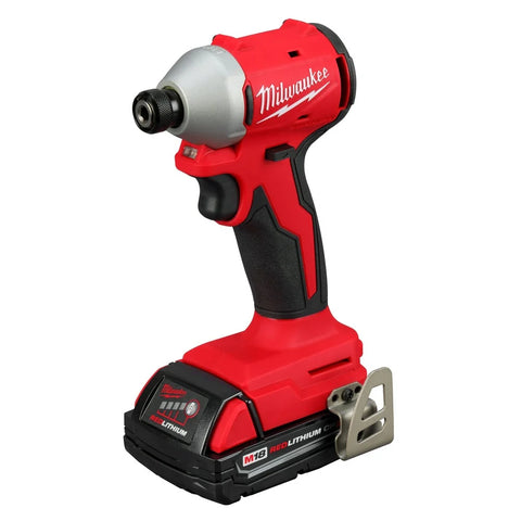 Milwaukee 3650-22CT M18™ Compact Brushless 1/4" Hex Impact Driver Kit