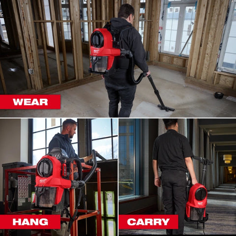 Milwaukee 0895-20 M18 Fuel 3-in-1 Backpack Vacuum