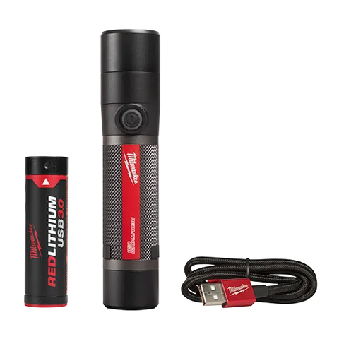 Milwaukee 2160-21 USB Rechargeable 800L Compact Flashlight