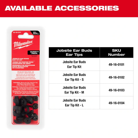 Milwaukee 2191-21 REDLITHIUM™ USB Bluetooth® Jobsite Ear Buds