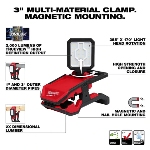 Milwaukee 2358-20 M18 Mounting Flood Light