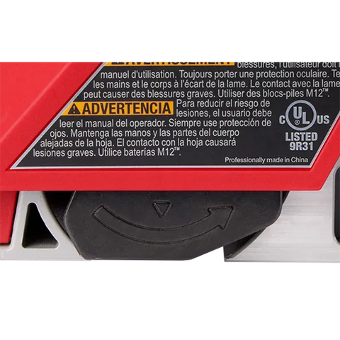 Milwaukee 2524-20 M12 Brushless 2" Planer (Tool Only)