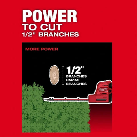 Milwaukee 2533-21 M12 FUEL™ 8" Hedge Trimmer Kit