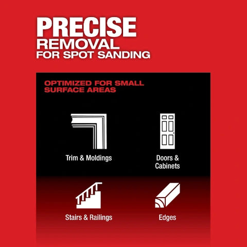 Milwaukee 2535-20 M12 FUEL™ 3" Random Orbital Detail Sander