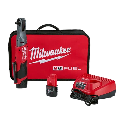 Milwaukee 2557-20 M12™ FUEL™ 3/8" Ratchet 2 Battery Kit
