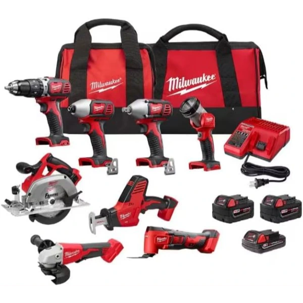 Milwaukee 2696-28 Milwaukee M18 18V Cordless Power Tool Combo Kit