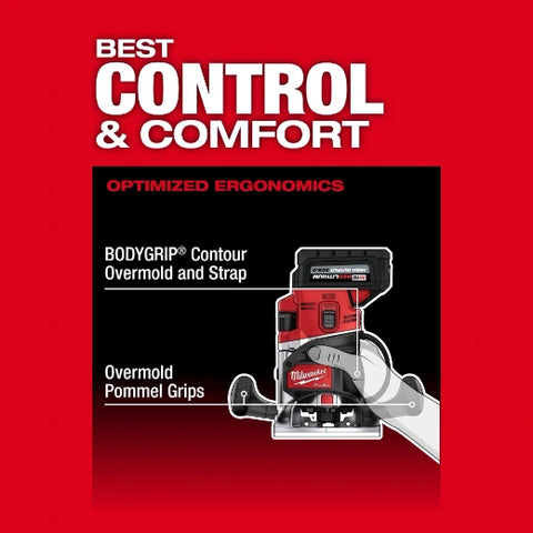 Milwaukee 2838-20 M18 FUEL™ 1/2" Router (Bare Tool)