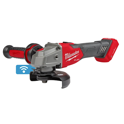 Milwaukee 2883-20 M18 FUEL™ 4-1/2" / 5" Braking Grinder w/ ONE-KEY™ Slide Switch, Lock-On