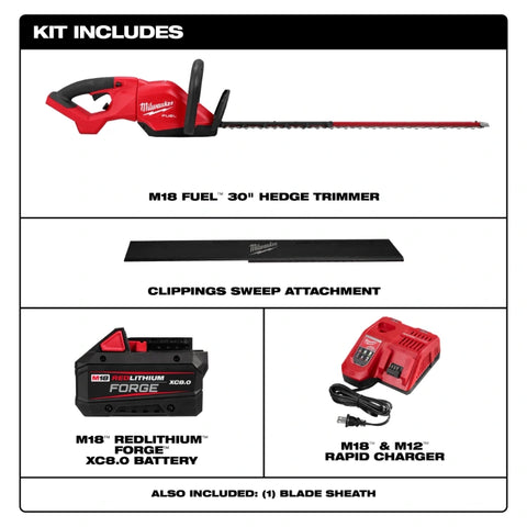 Milwaukee 3034-21 M18 Fuel 30" Hedge Trimmer