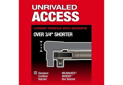 Milwaukee 3050-21 M12 FUEL™ INSIDER™ Extended Reach Box Ratchet Kit