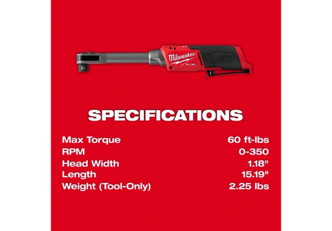 Milwaukee 3050-21 M12 FUEL™ INSIDER™ Extended Reach Box Ratchet Kit