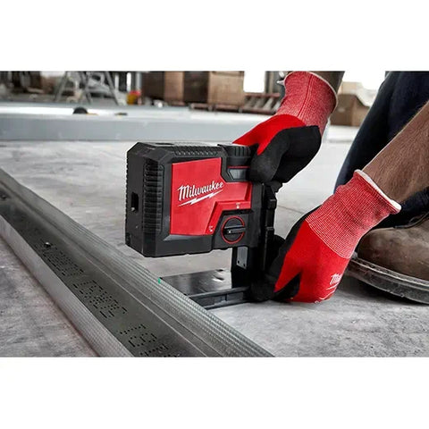 Milwaukee 3510-21 USB Rechargeable Green 3-Point Laser