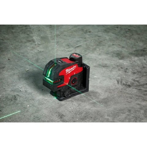 Milwaukee 3624-20 M12™ Green Laser – Cross Line & 4-Points