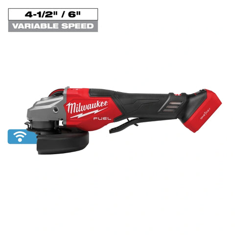 Milwaukee 3672-20 M18 FUEL™ 4-1/2"-6" Variable Speed Braking Grinder, Paddle Switch w/ ONE-KEY™