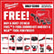 Milwaukee 3697-22 M18 FUEL™ 2-Tool Combo Kit - Hammer Drill and Impact Driver With 2 Batteries and Charger + Free Item