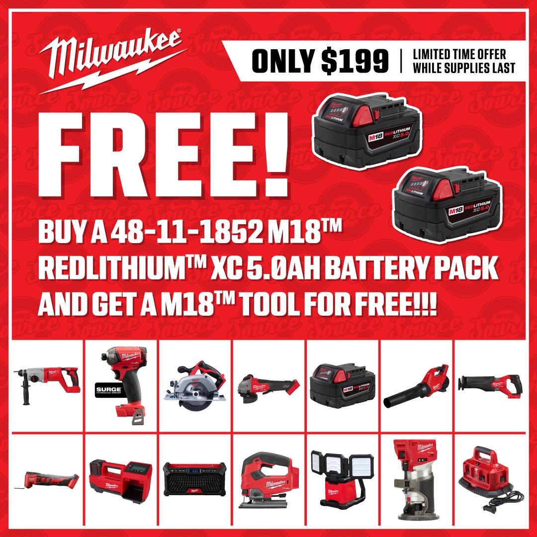 Milwaukee 48-11-1840 18-Volt M18 Red Lithium Xc Ah Battery Packs