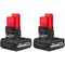Milwaukee 48-11-2450S M12™ REDLITHIUM™ HIGH OUTPUT™ XC5.0 Battery Pack (2 Piece)