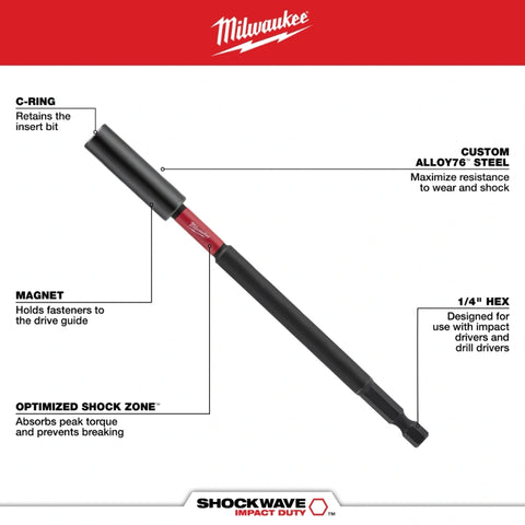 Milwaukee 48-22-2915 14-IN-1 Multi-Bit Screwdriver w/ SHOCKWAVE™ Impact Duty Bits