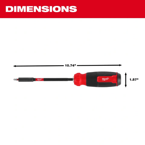 Milwaukee 48-22-2915 14-IN-1 Multi-Bit Screwdriver w/ SHOCKWAVE™ Impact Duty Bits